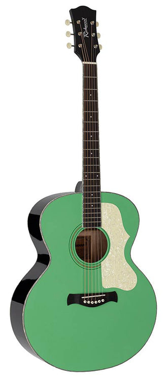 Richwood - HSJ-55-GN - jumbo guitar with solid spruce top – Mint Green