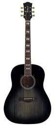 Richwood - Hsds-42-Tbk - Dreadnought Guitar With Solid Spruce Top – Transparent Black
