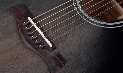 Richwood - Hsds-42-Tbk - Dreadnought Guitar With Solid Spruce Top – Transparent Black