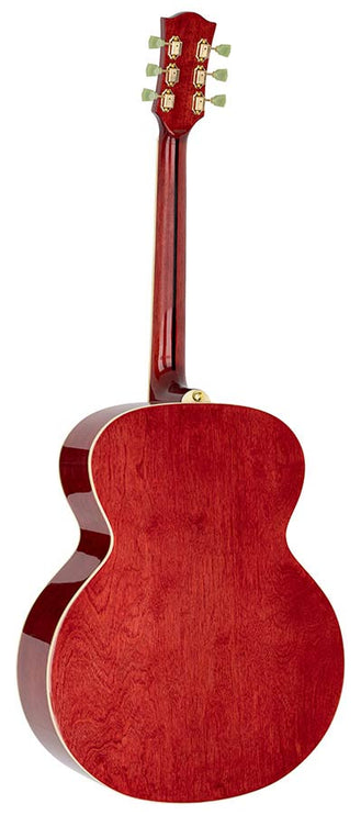 Richwood - Hsjs-42-Trd - Jumbo Guitar With Solid Spruce Top – Transparent Red