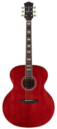 Richwood - Hsjs-42-Trd - Jumbo Guitar With Solid Spruce Top – Transparent Red