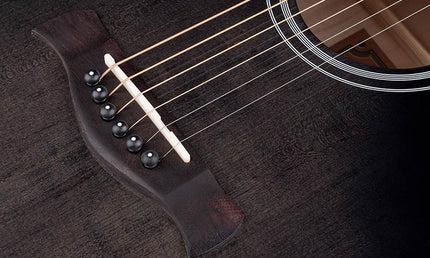 Richwood - Hsjs-42-Tbk - Jumbo Guitar With Solid Spruce Top – Transparent Black