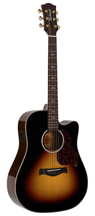 Richwood - RD-27-CESB - dreadnought guitar – Abalone, Sunburst