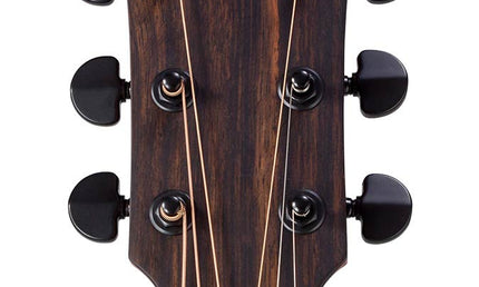 lefty concert guitar all solid tonewoods, amara eb back & sides & fb, Fishman, natural, with bag