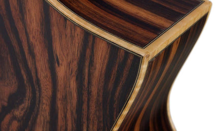 lefty concert guitar all solid tonewoods, amara eb back & sides & fb, Fishman, natural, with bag