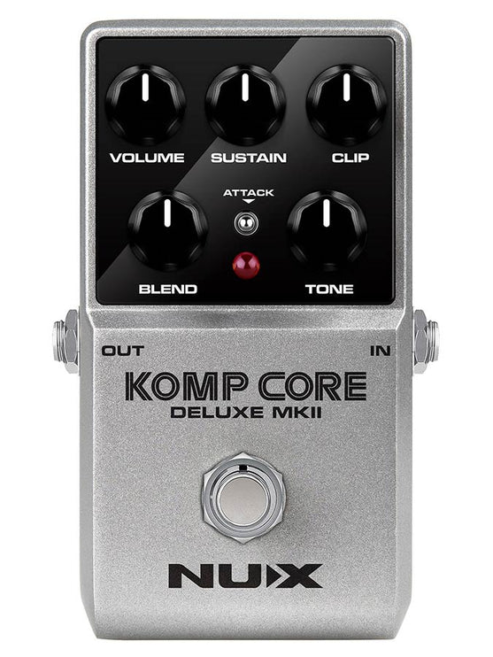 NUX - NCC-2 - fully analog compressor pedal KOMP CORE DELUXE MKII with blend and clip controls