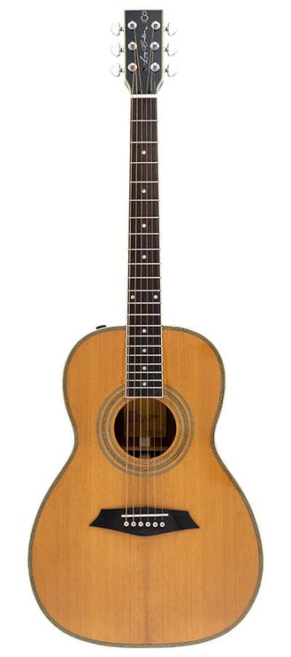 Sire Guitars - A4PSNT - acoustic parlor guitar with SIB electronics – Electronics, Natural
