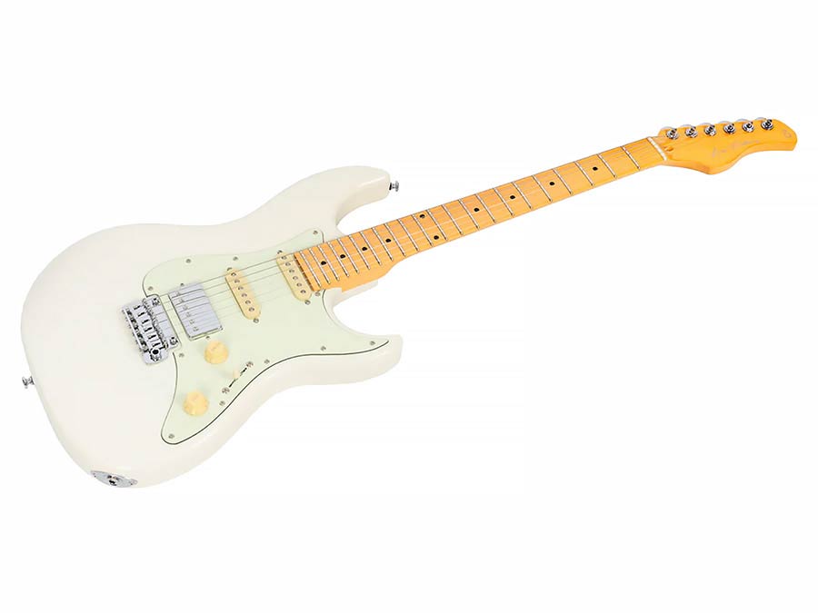 Sire Guitars - S5 Hss/ow - Alder Electric Guitar S-Style 3-Tone – Olympic White