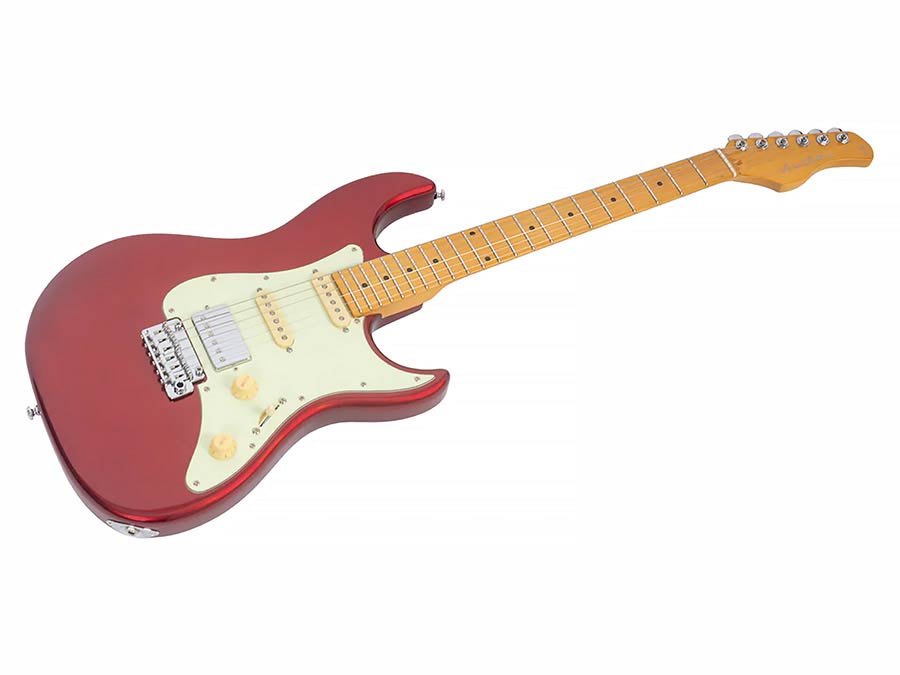 Sire Guitars - S5 Hss/car - Alder Electric Guitar S-Style 3-Tone – Apple Red