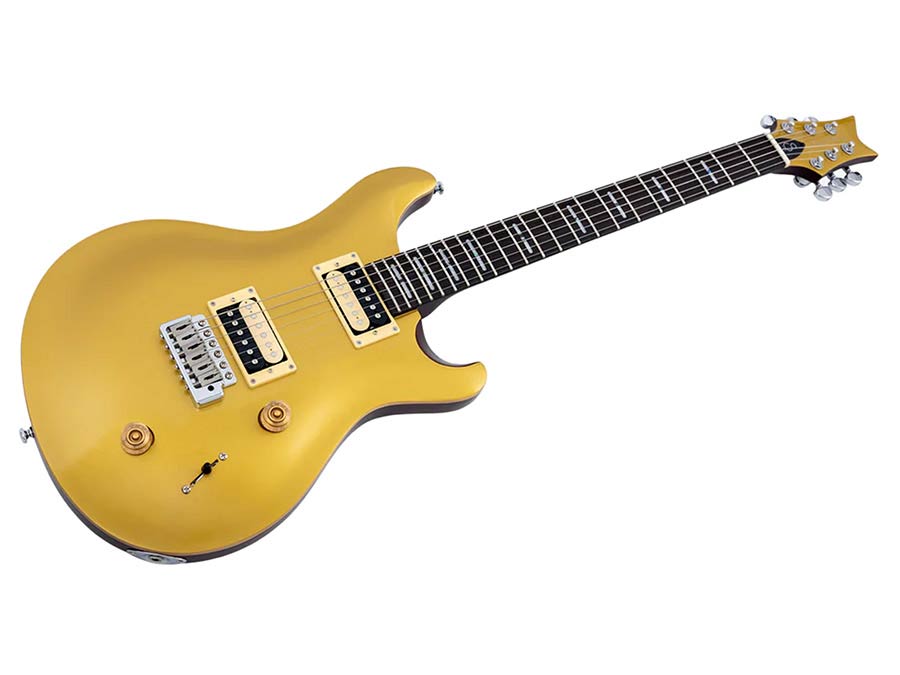 Sire Guitars - Q7/mgo - Mahogany+maple Top Electric Guitar – Metallic Gold
