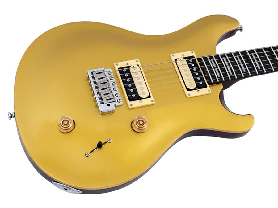 Sire Guitars - Q7/mgo - Mahogany+maple Top Electric Guitar – Metallic Gold