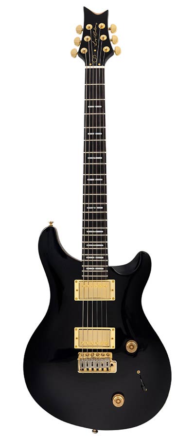 Sire Guitars - Q7/BK - mahogany+maple top electric guitar black – Guitar Black
