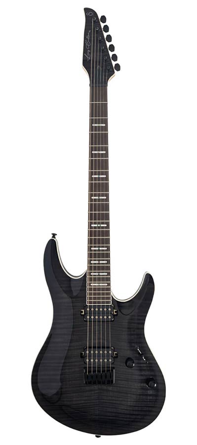 Sire Guitars - Y5/TBL - alder+flame veneer electric guitar transparent blue – Transparent Blue