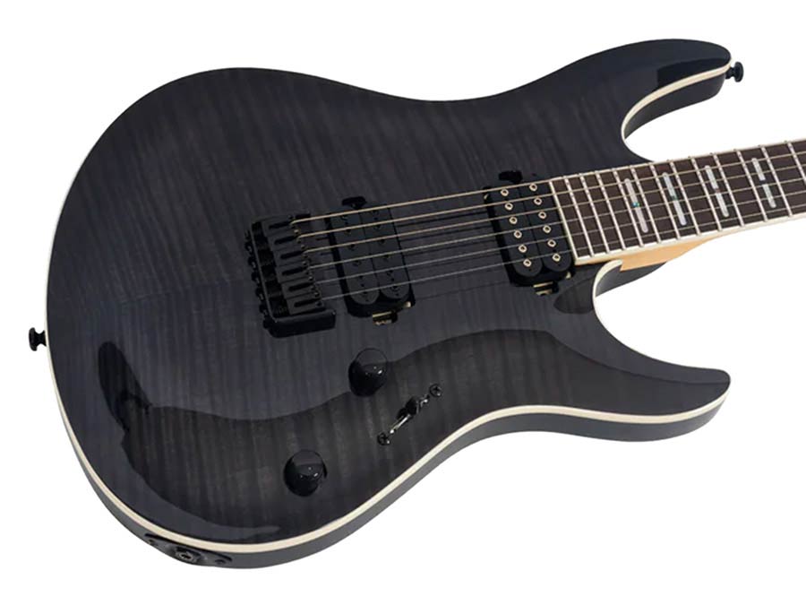 Sire Guitars - Y5/tbl - Alder+flame Veneer Electric Guitar – Transparent Blue