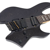 Sire Guitars - X6h6/tbk - Mahogany + Ash Veneer Electric Guitar – Transparent Black