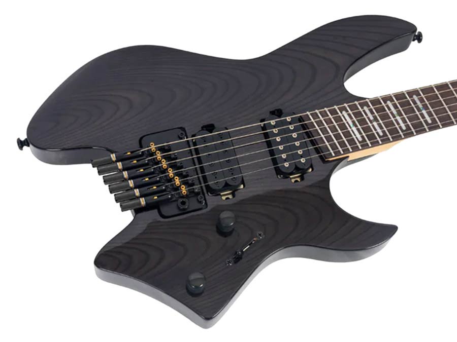 Sire Guitars - X6h6/tbk - Mahogany + Ash Veneer Electric Guitar – Transparent Black