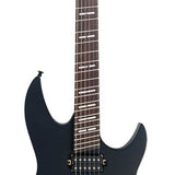 Sire Guitars - X6H6/BKS - mahogany + maple top electric guitar black satin – Guitar Black