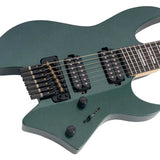 Sire Guitars - X6h7/mgr - Mahogany + Maple Top 7-String Electric Guitar – Metallic Green