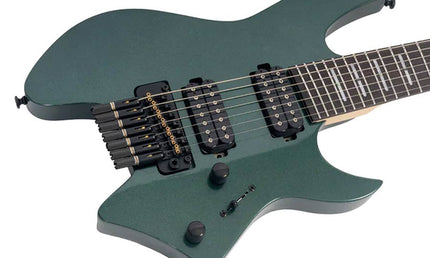 Sire Guitars - X6h7/mgr - Mahogany + Maple Top 7-String Electric Guitar – Metallic Green