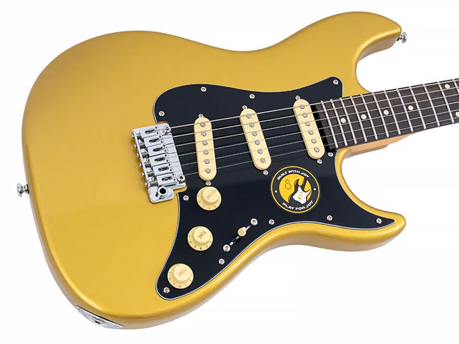Sire Guitars - S3+/mgo - Electric Guitar S-Style – Metallic Gold
