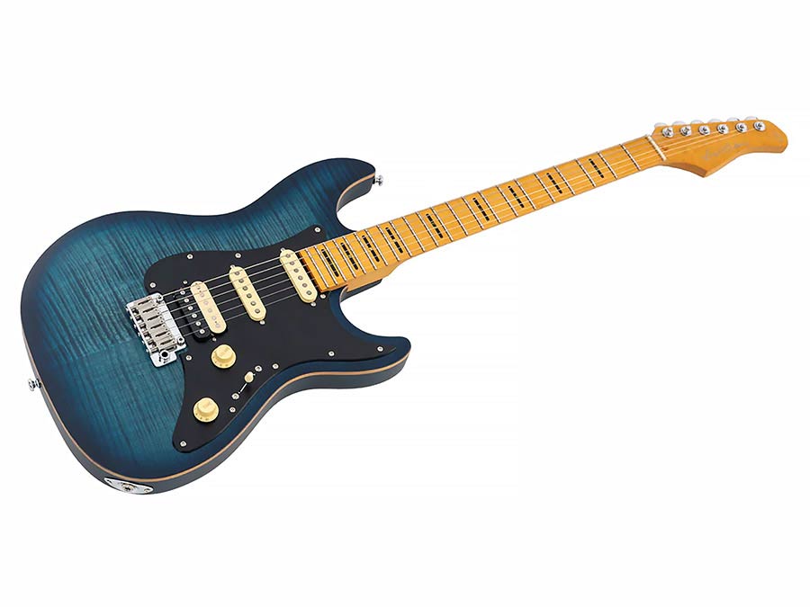 Sire Guitars - S7+ Fm/tbl - Electric Guitar S-Style – Transparent Blue