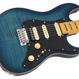 Sire Guitars - S7+ Fm/tbl - Electric Guitar S-Style – Transparent Blue