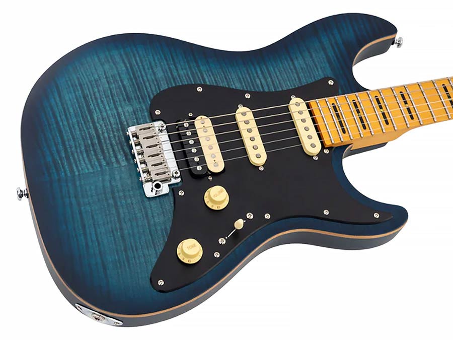 Sire Guitars - S7+ Fm/tbl - Electric Guitar S-Style – Transparent Blue