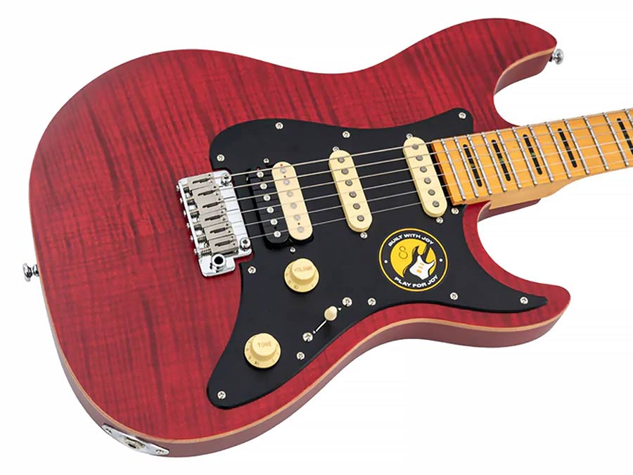 Sire Guitars - S7+ Fm/str - Electric Guitar S-Style – See Through Red