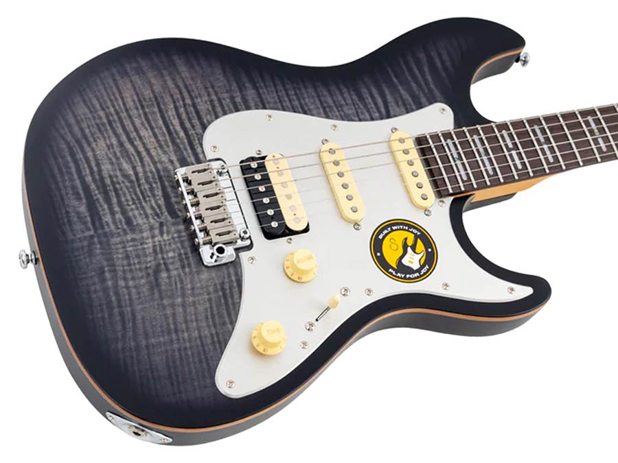 Sire Guitars - S7+ Fm/tbk - Electric Guitar S-Style – Transparent Black