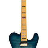 Sire Guitars - T7+ FM/TBL - electric guitar T-style transparent blue satin – Transparent Blue