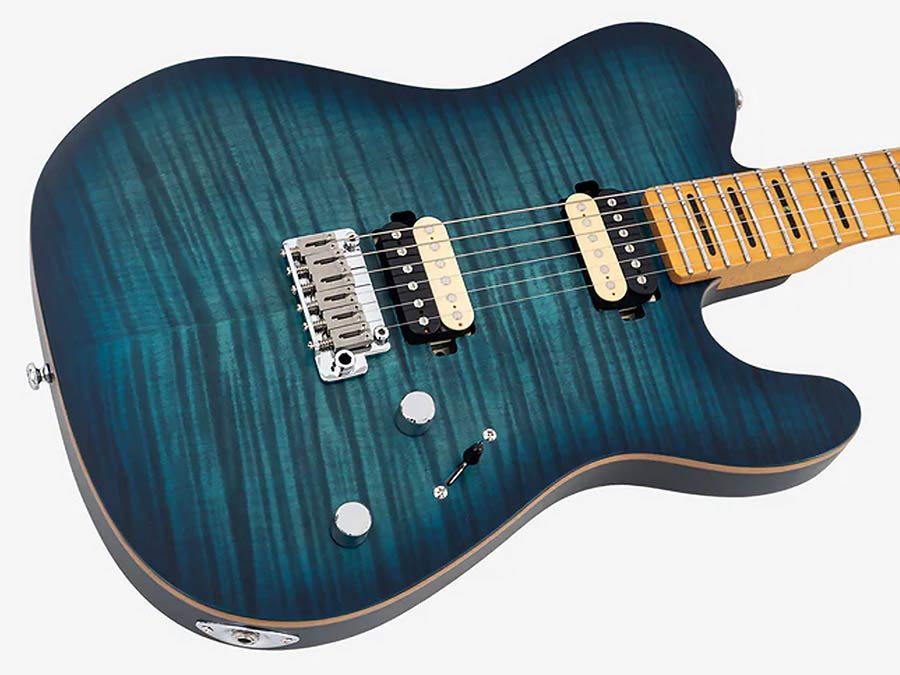 Sire Guitars - T7+ Fm/tbl - Electric Guitar T-Style – Transparent Blue