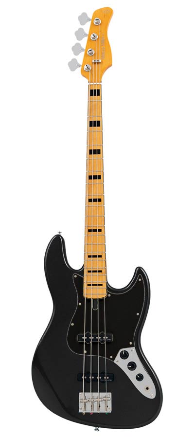Sire Basses - V5 A4/BK - alder 4-string passive bass guitar black – Guitar Black