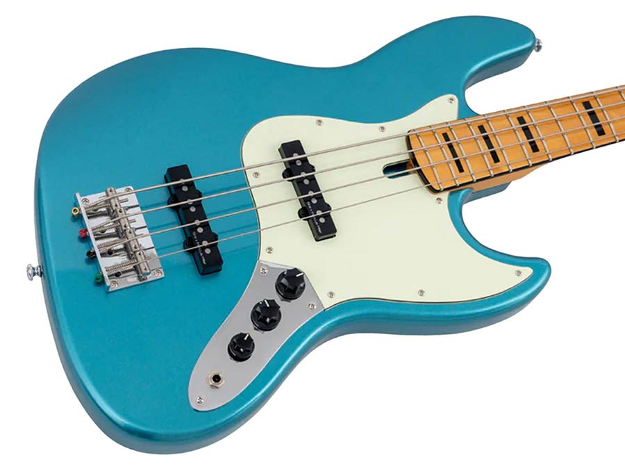 Sire Basses - V5 A4/tp - Alder 4-String Passive Bass Guitar - Tide Pool