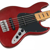 Sire Basses - V5 A5/car - Alder 5-String Passive Bass Guitar – Apple Red