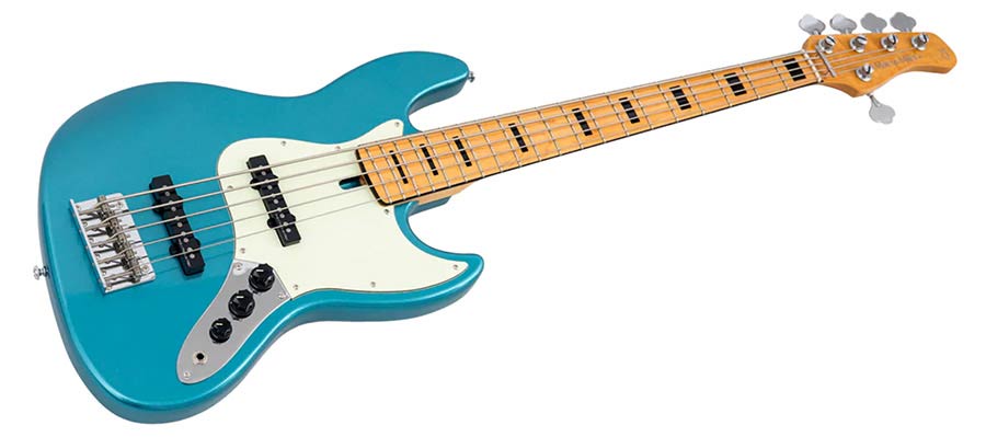 Sire Basses - V5 A5/tp - Alder 5-String Passive Bass Guitar - Tide Pool