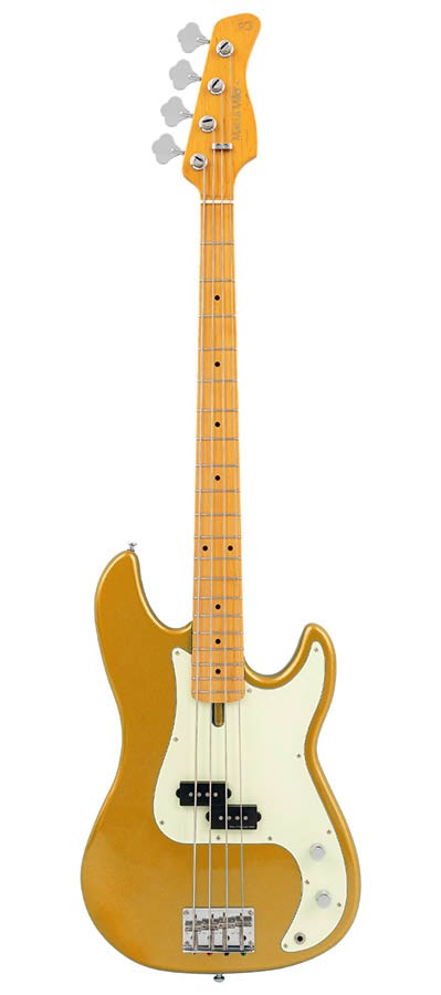 Sire Basses - P5 A4/MGO - alder 4-string passive bass guitar metallic gold – Metallic Gold