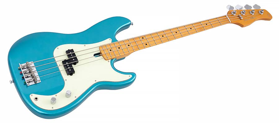 Sire Basses - P5 A4/tp - Alder 4-String Passive Bass Guitar - Tide Pool