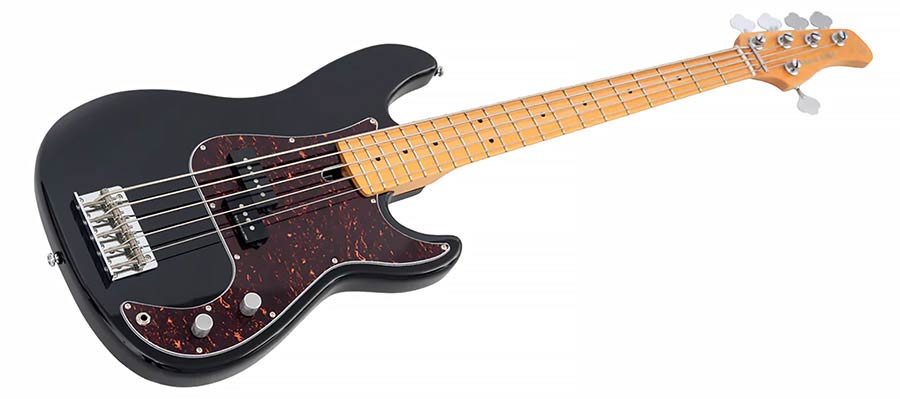 Sire Basses - P5 A4/tp - Alder 4-String Passive Bass Guitar - Black