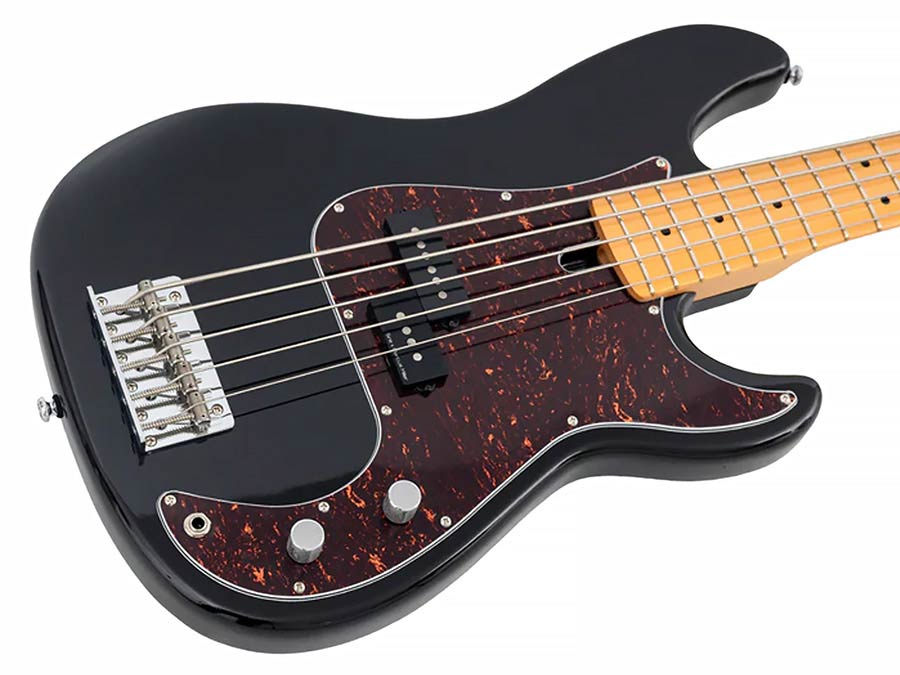 Sire Basses - P5 A4/tp - Alder 4-String Passive Bass Guitar - Black