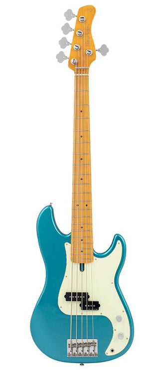 Sire Basses - P5 A5/TP - alder 5-string passive bass guitar tide pool