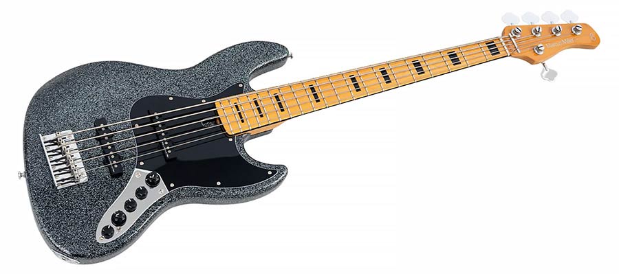 Sire Basses - V7+ A5/bks - Alder 5-String Active Bass Guitar - Black