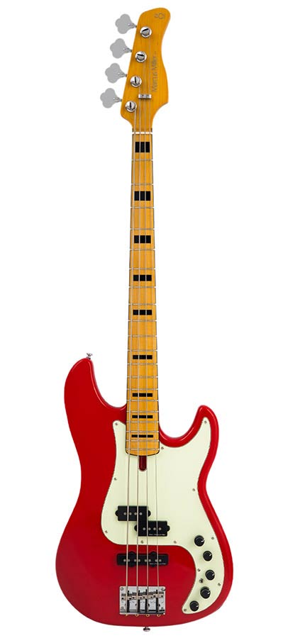 Sire Basses - P7+ A4/DRD - alder 4-string active bass guitar dakota red – Dakota Red
