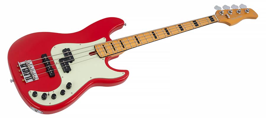 Sire Basses - P7+ A4/drd - Alder 4-String Active Bass Guitar – Dakota Red