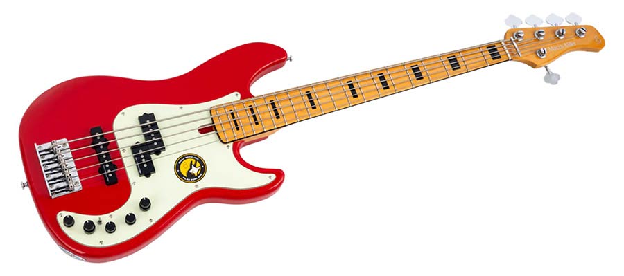 Sire Basses - P7+ A5/drd - Alder 5-String Active Bass Guitar – Dakota Red