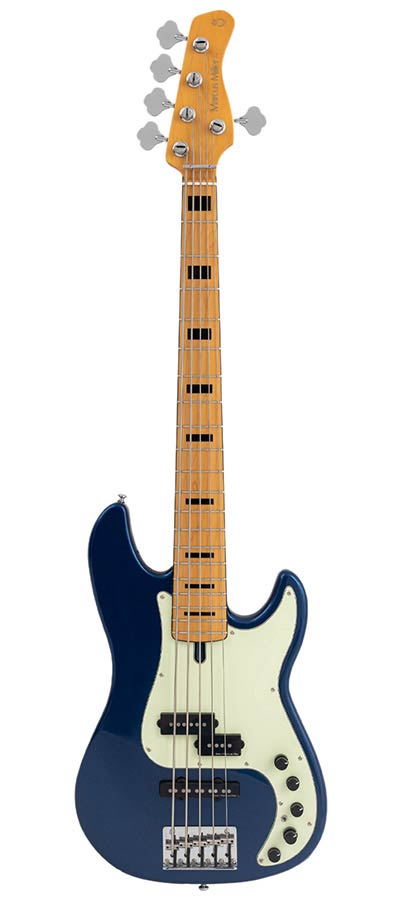 Sire Basses - P7+ A5/DNA - alder 5-string active bass guitar dark navy