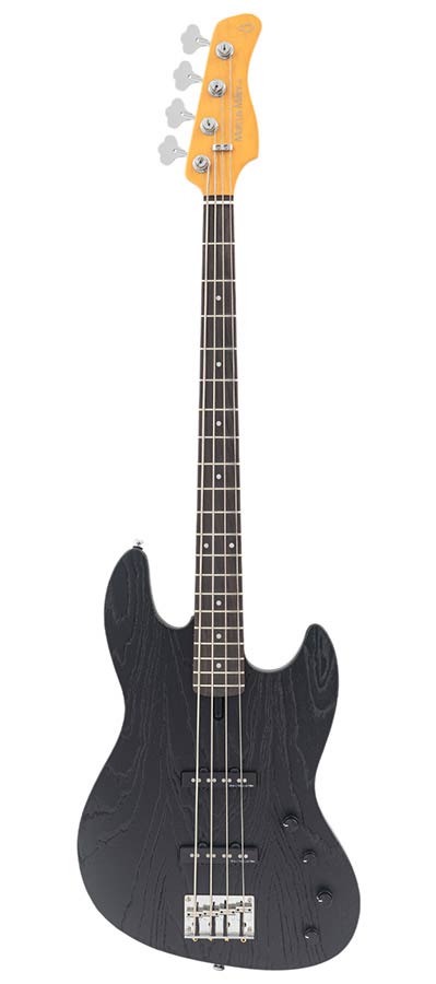 Sire Basses - V6 4/BK - mahogany+ash top 4-string active bass guitar black – Guitar Black