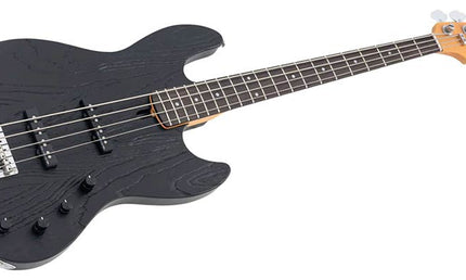 Sire Basses - V6 4/bk - Mahogany+Ash Top 4-String Active Bass Guitar - Black
