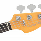 Sire Basses - V6 4/bk - Mahogany+Ash Top 4-String Active Bass Guitar - Black