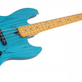 Sire Basses - V6 4/otb - Mahogany+Ash Top 4-String Active Bass Guitar Ocean – Turqoise Blue