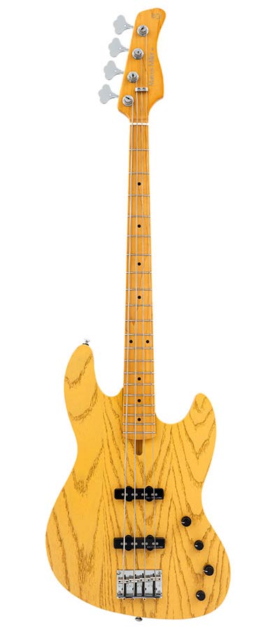 Sire Basses - V6 4/BSB - mahogany+ash top 4-string active bass guitar butterscotch blonde